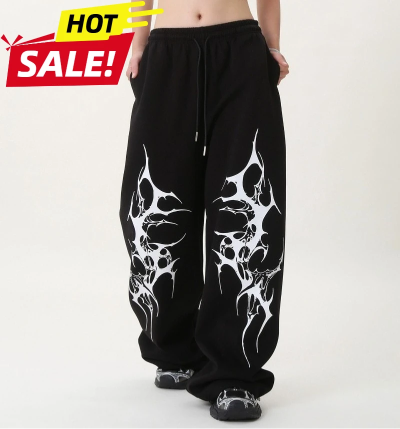 Pantalones de baile de Jazz holgados para mujer, marca de tendencia de baile callejero Retro americano, pantalones deportivos, pantalones de chándal de baile hip hop