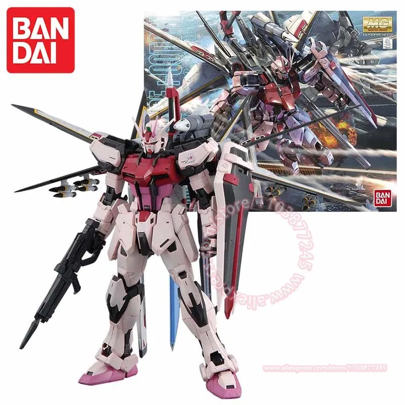 

BANDAI MG 1/100 HD AILE STRIKE POUGE GUNDAM Ver. RM МОБИЛЬНЫЙ КОСТЮМ, собранная модель, фигурки, суставы, подвижные периферийные игрушки