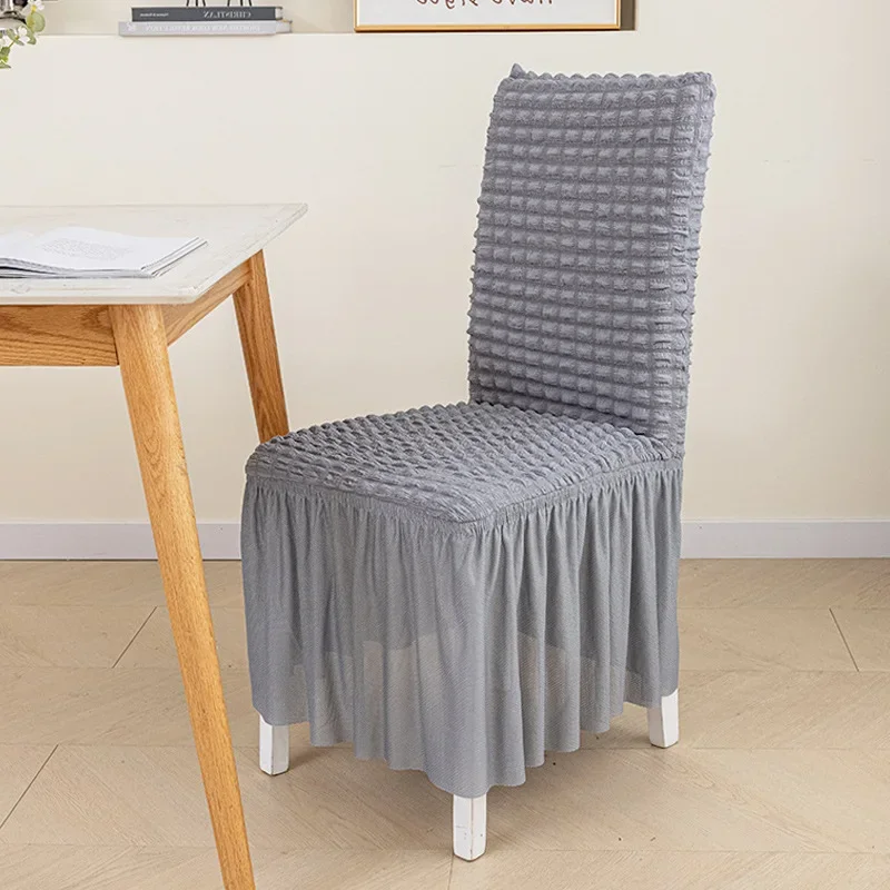 1pc Dining Table Backrest Cover Chair Cover for Living Room and Household Use European Style Chair Bubble Wrap Chair Cover