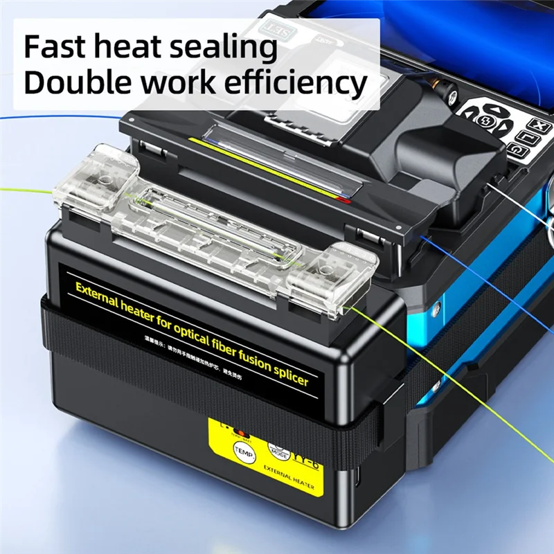 Fiber Optic Heater External Heater For Optical Fiber Fusion Splicer 8-Level Adjustment Constant Temperature Control B US PLUG-A1