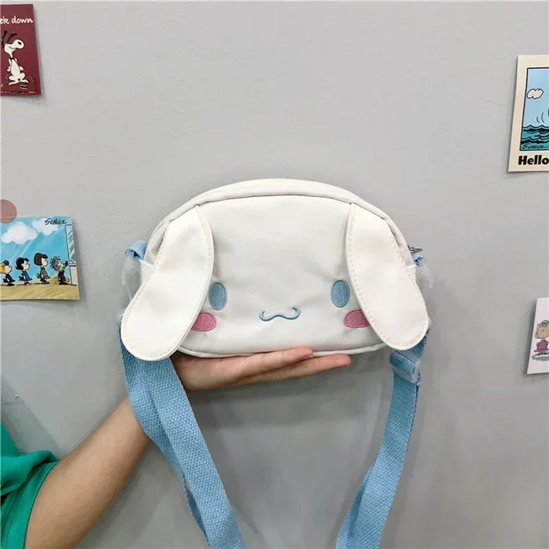 Sanrio Children Shoulder Bags Crossbod Bag Kuromi My Melody Simple leisure Chest for Students Cinnamoroll Travel Backpack Girl image 3