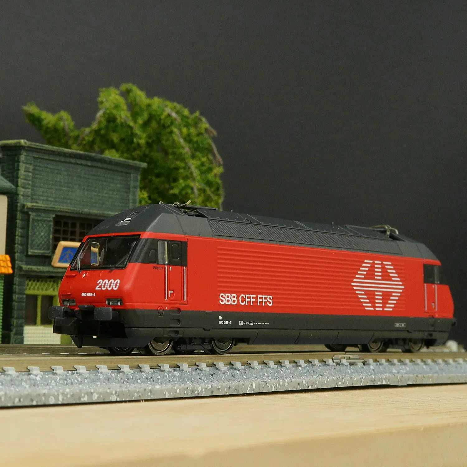 N Type 1/160 Trein Model Fleischmann 731370 Re460 Elektrische Locomotief Digitaal Geluidseffect Sbb Rail Car Speelgoed