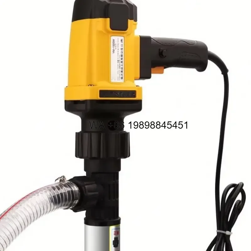Wmwmnu for Oil Wine High Viscosity Stainless Steel Liquid Ketchup Drum Pump Honey Engine Oil Barrel Stick Transfer