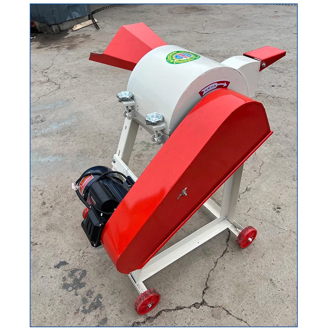 Pasture Beater Powder Grass Machine Feed Equipment Grass Cutting Machine With 220v5kw Motor Pig Chicken And Goose Household