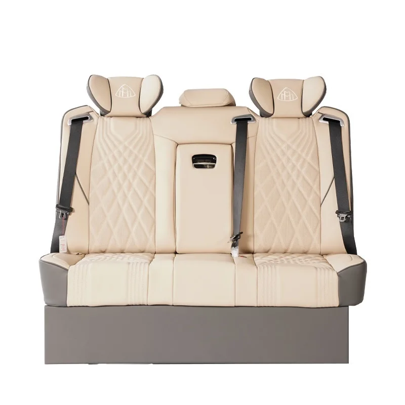 

UTV&ATVCustom Leather Luxury Vip Car Seat for Van Suv Luxury Car Rear Seat Refit Sofabed for Ford IVECO