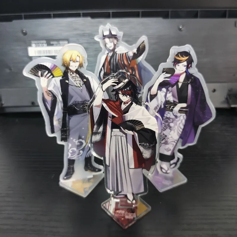 15CM Luxiem Rainbow Vtuber Clubs Nijisanji Anime Figure LKE LUCA MYSTA VOX SHU Acrylic Stands Model Plate Desk Decor Fans Gifts