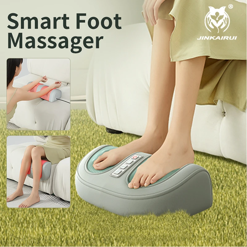 Mini Foot Massage Machine Spa Electric Blood Circulation Multifunctional Deep Kneading Hand and Calf Massage Machine  Household