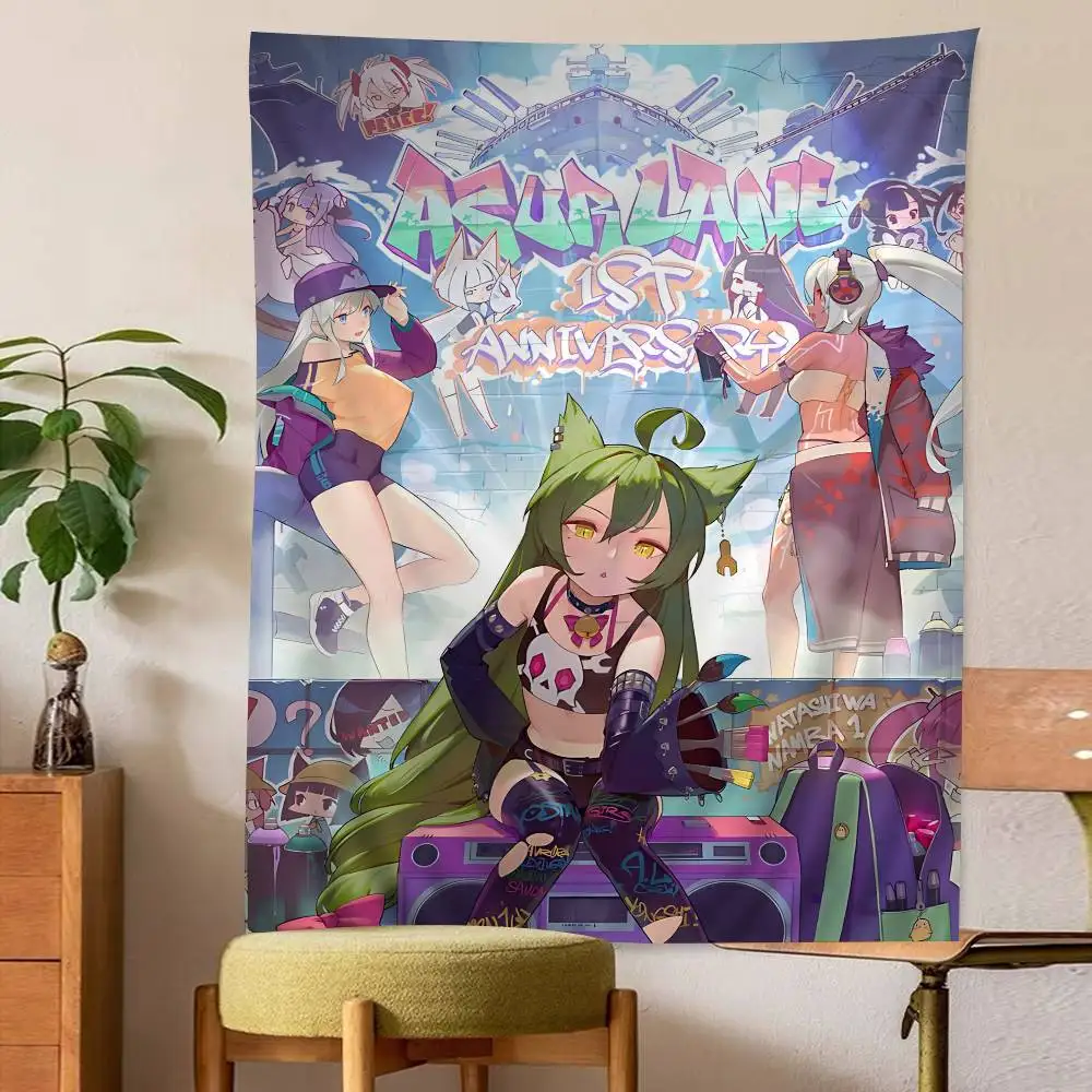 Popular Games Azur Lane Hanging Bohemian Tapestry Bohemian Wall Tapestries Mandala Cheap Hippie Wall Hanging