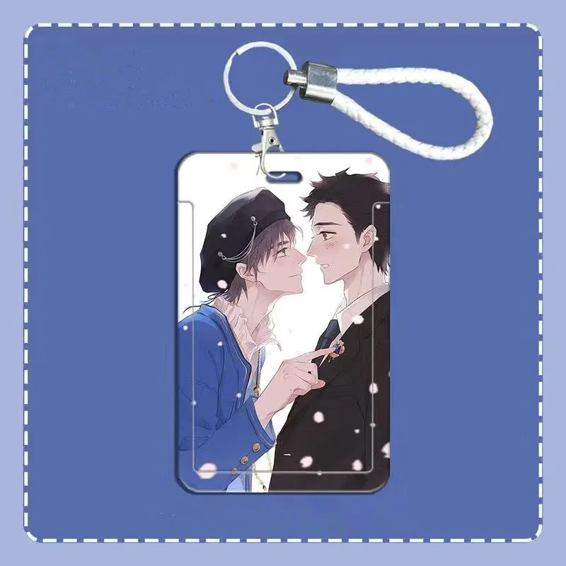 Wang Yibo Keychain Song Jiyang Bo Jun Yi Xiao Cute Key Ring Mo Dao Zu Shi Card Cover Anime Square Lanyard Bus Card Set Pendant