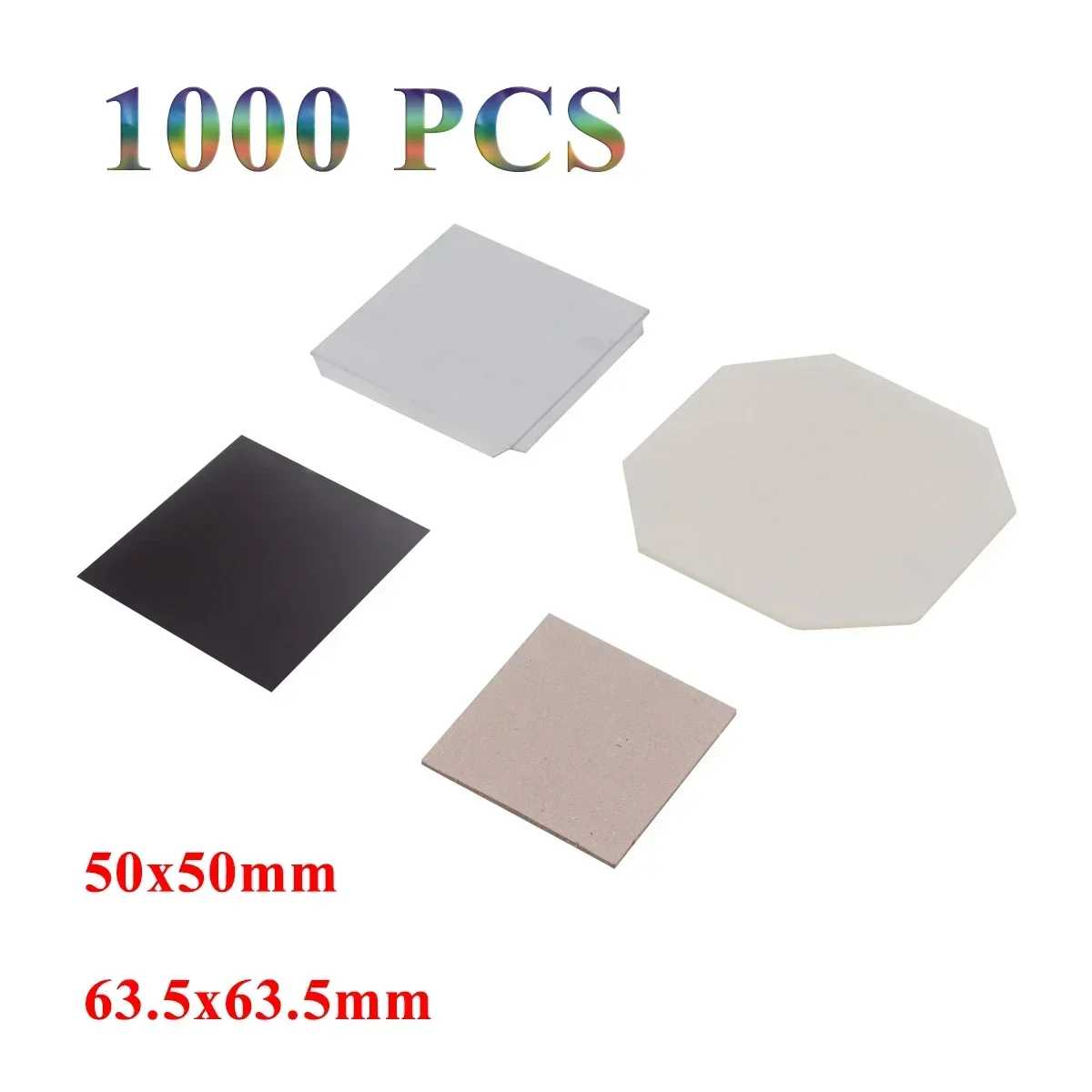 1000Pcs Magnet Parts Square Refrigerator Badge 50x50mm/63.5x63.5mm Fridge Magnet Home Decoration for Wedding Favors Party Gifts