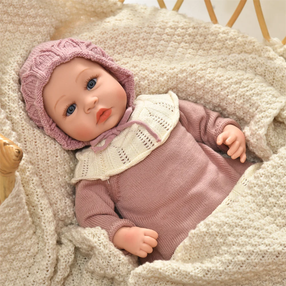 45 ซม.18 นิ้วผ้าตุ๊กตาเด็กทารก Reborn ตุ๊กตาสําหรับสาว Bebe เหมือนจริง Reborn ตุ๊กตาเด็กทารกนุ่มตุ๊กตาไม่มีผมคุณภาพสูงตุ๊กตา Bebe