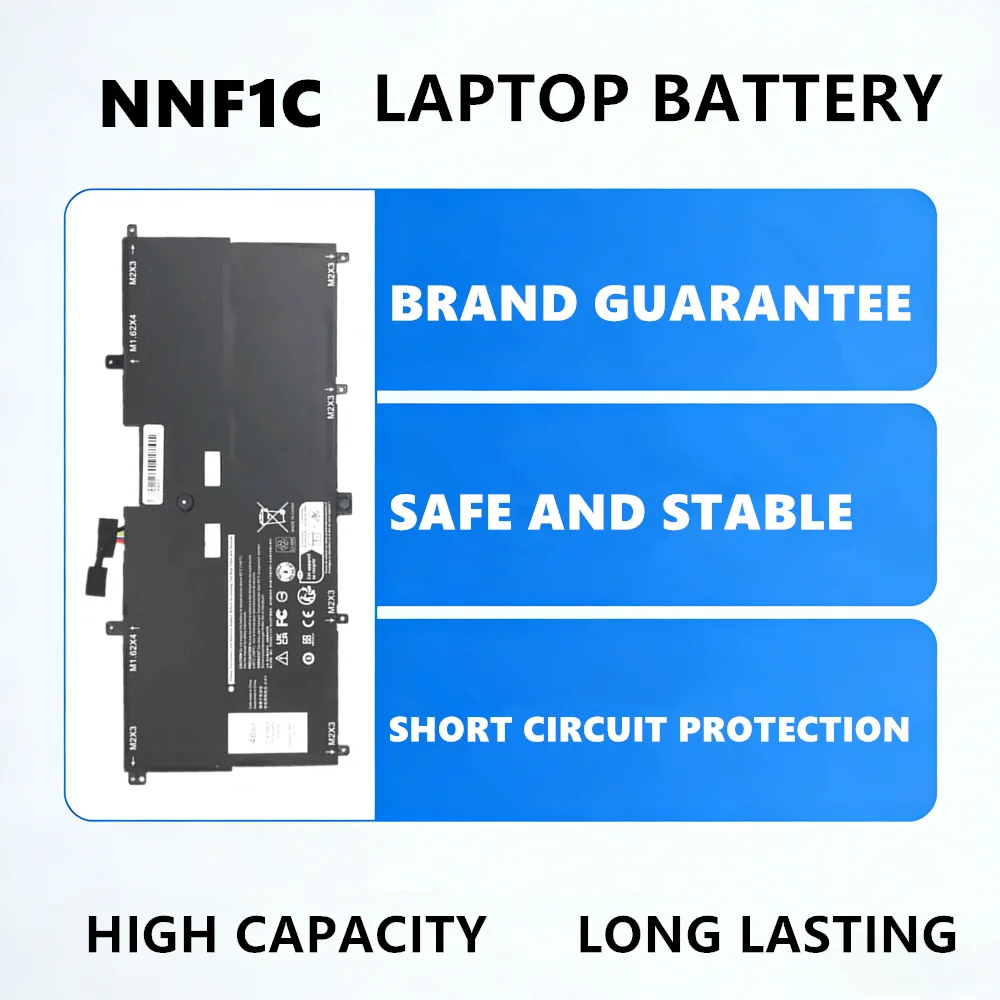 NNF1C Battery 7.6V 46Wh Compatible for Dell XPS 13 9365 2-in-1 Series (2017/2018)