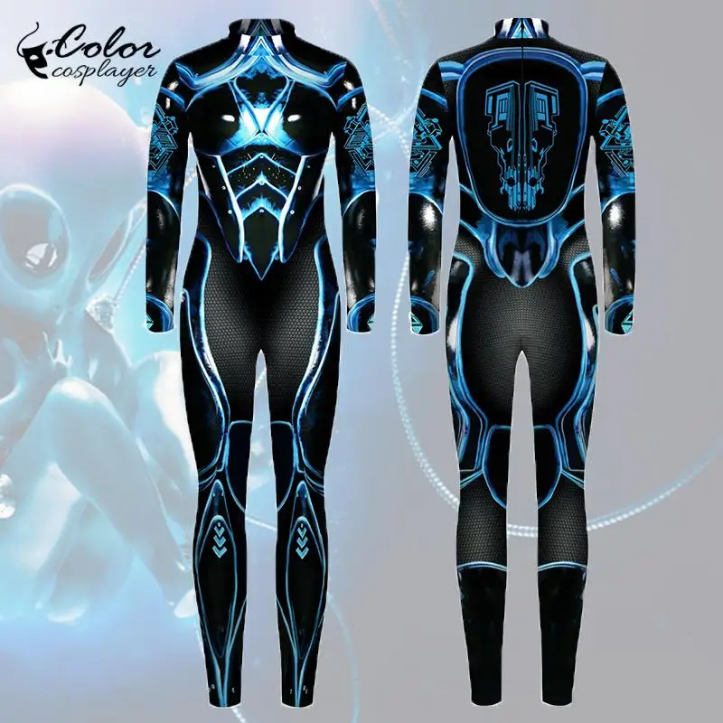 

Color Cosplayer Robot Jumpsuit Cosplay Costume Simulation Simulation Armor Bodysuit Adult Catsuit Carnival Performance Clothing