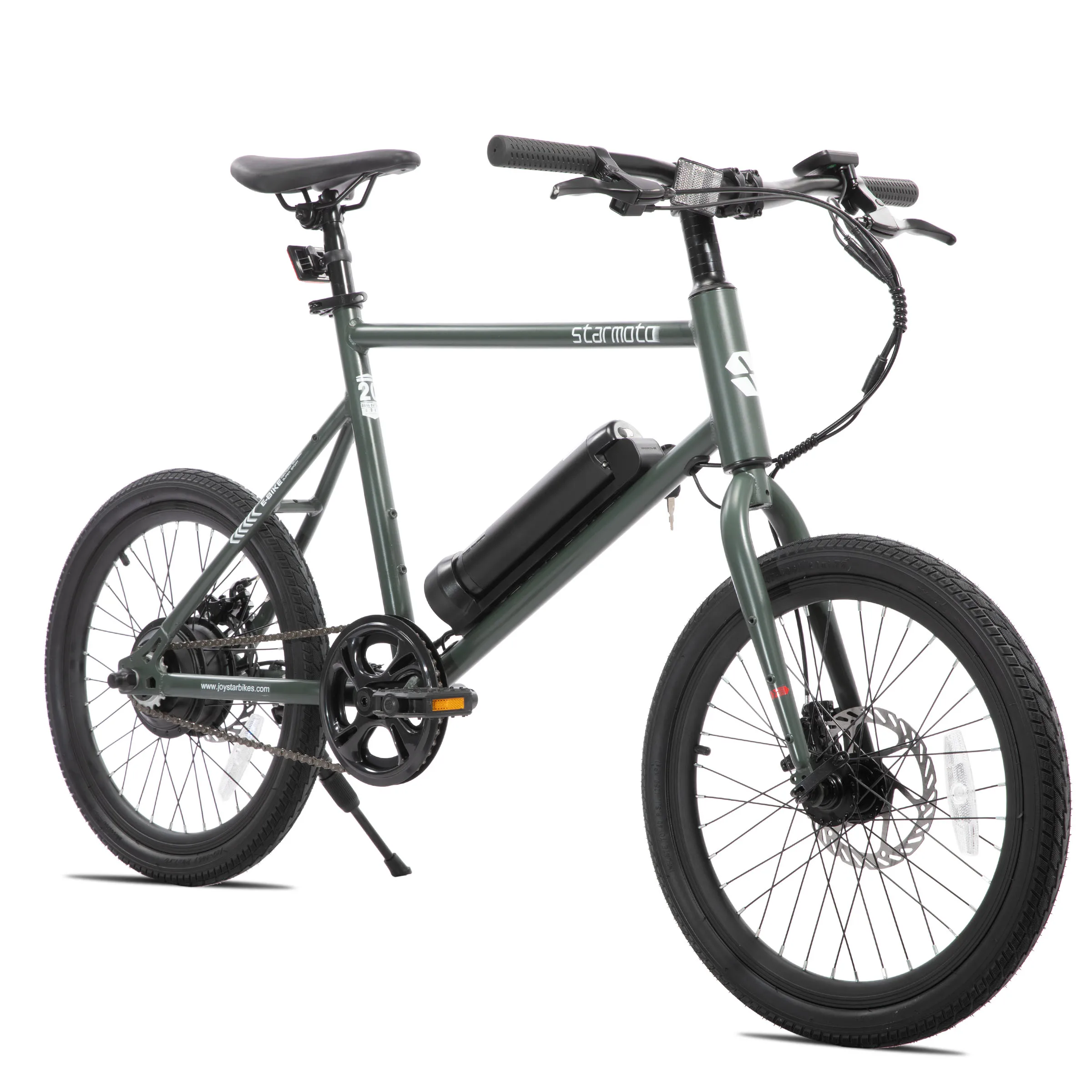 JOYSTAR 20" Electric Bicycle for Kids Aged 7-12 Max 15 Miles 16 Mph with 7.8 Ah Battery Dual Disc Brakes Kids Ebike image 5