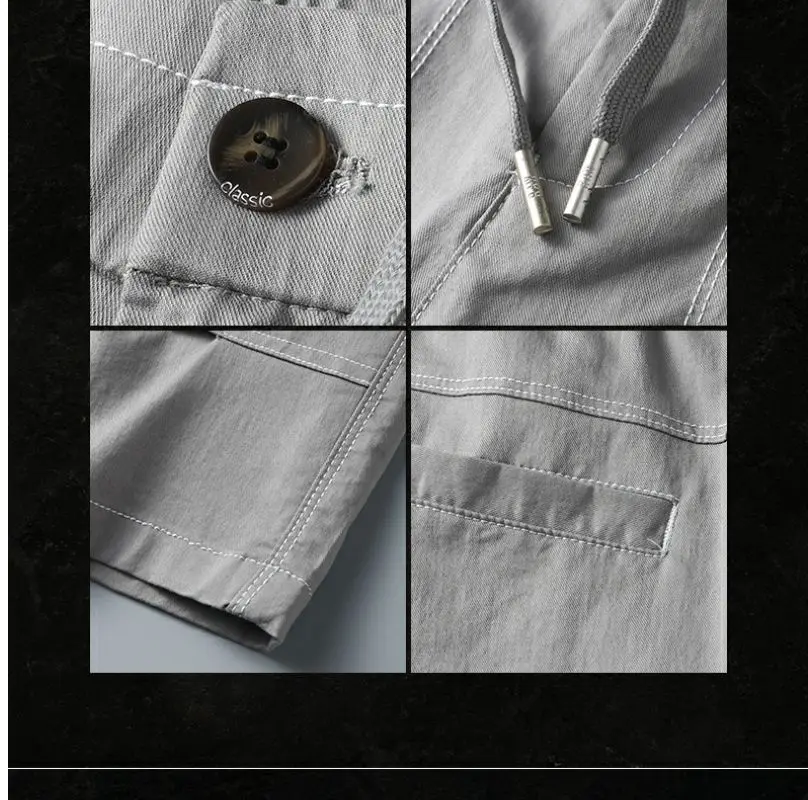 Cotton Shorts Men Casual Versatile Five-point Trendy Loose Pants in Summer