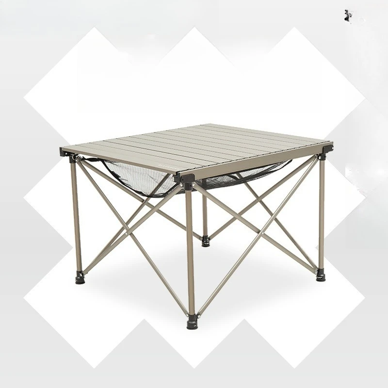 

Outdoor Portable Folding Table Camping Egg Roll Home Self Drive Tour Aluminum Alloy BBQ Picnic Table