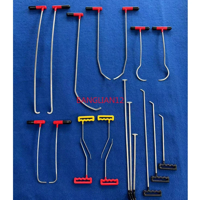 19-Piece body mezzanine repair top hook pit crowbar no paint leveling lever