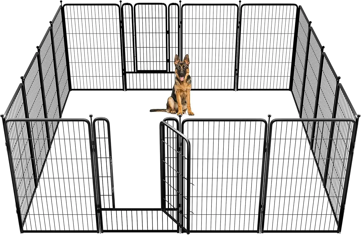 Dog Playpen for Yard, RV Camping│Patented, 45 inch 16 Panels