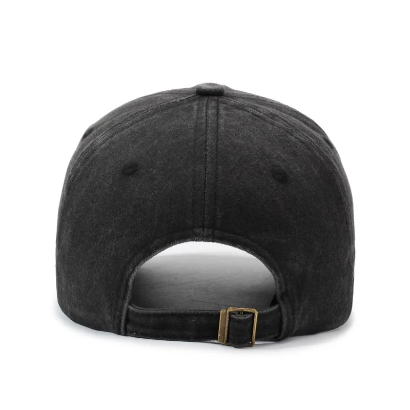 Korean Washed Cloth Vintage Baseball Cap, Solid Color Brim Sun Hat All Match for Women Spring Autumn Daily Outdoor