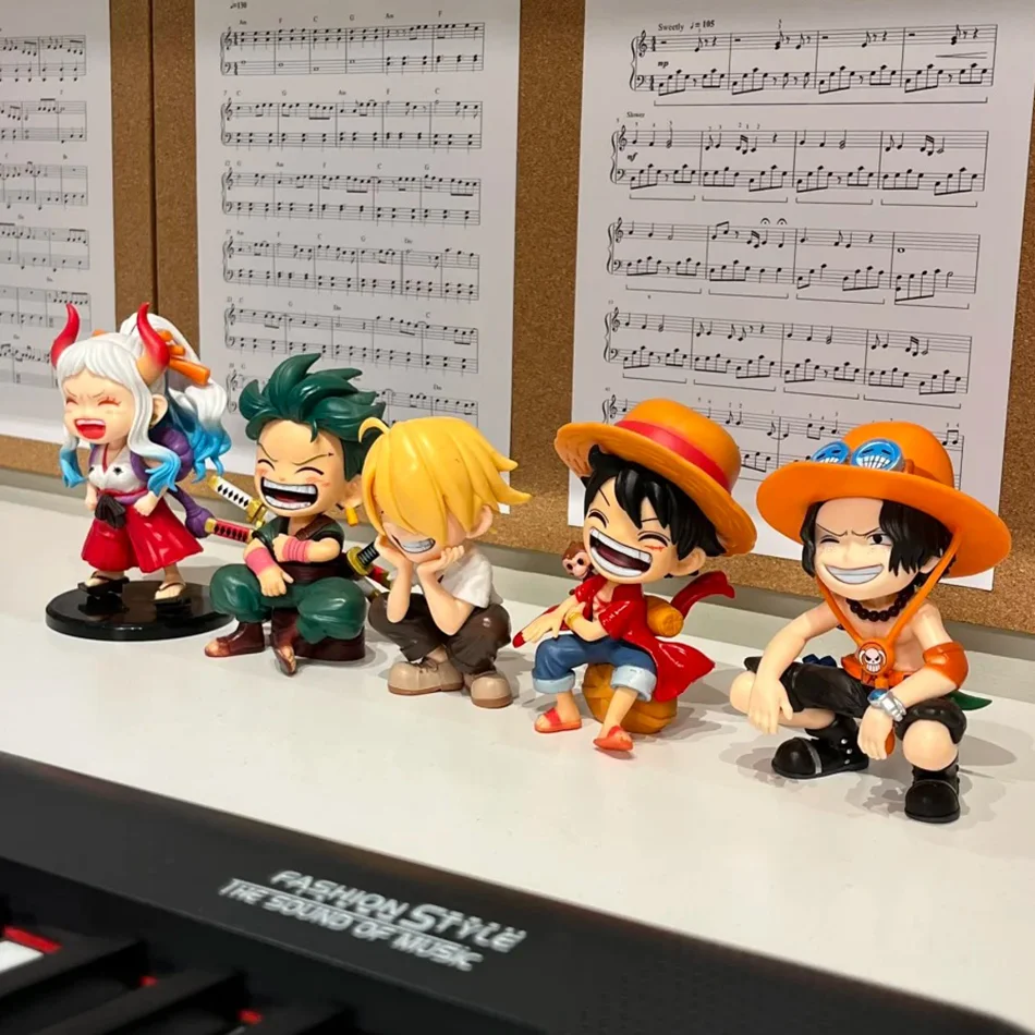 15CM One Piece Anime Figur Monkey D Luffy/Zoro/Sanji/Ace/Yamato Actionfigur PVC Sammlungsmodell Puppe Geburtstagsgeschenke für Kinder