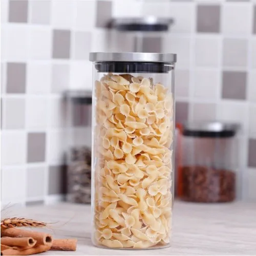 Arow Casa Borosilicate Glass Jar