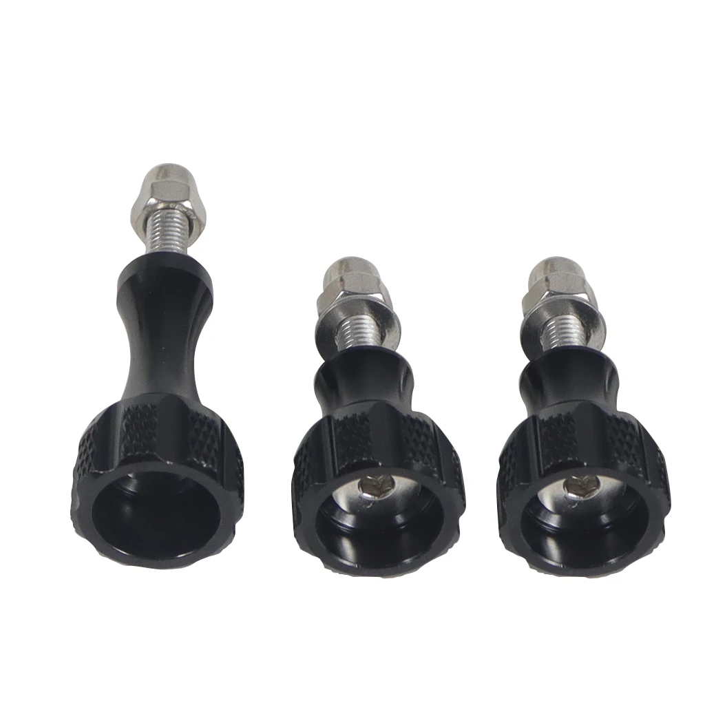 BGNing 1pack von 3pcs 1 Lange + 2 Kurze Bunte CNC Aluminium Bolt Mutter Schraube für GoPro Hero 7 6 5 3 + 4 SJ4000 EKEN YI 2 4K Montieren – Detail 12
