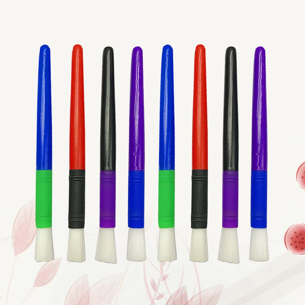 

8Pcs Premium Painting Brushes for Artists and Students Wide Use in Acrylics Oils Watercolors Pottery Easy Clean Travel Friendly