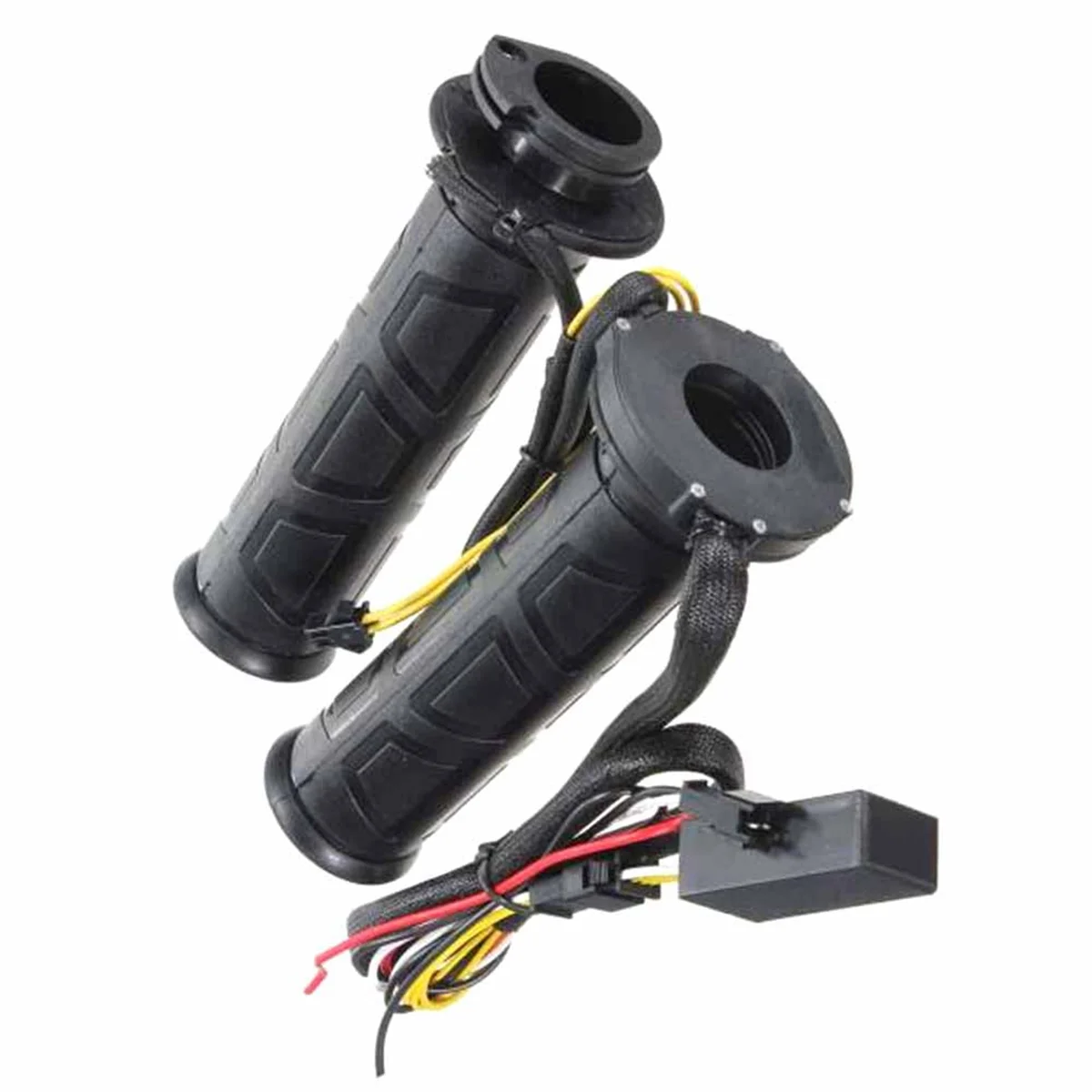 Universal Motorcycle 7/8Inch 22mm Electric Heated Grips Scooter Moped Bar Hand Warmer Adjustable Hot Grip 12V