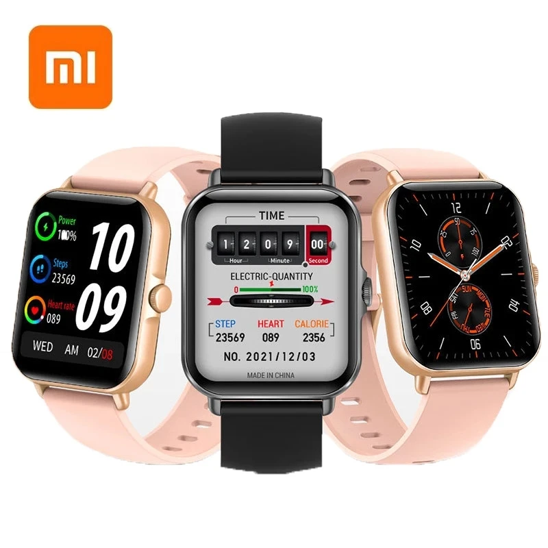 Imagem -06 - Xiaomi Relógio Inteligente Bluetooth Atendimento Chamada Relógio Inteligente Masculino Completo Toque Dial Rastreador de Fitness Relógio Inteligente Cardio Relógio Inteligente