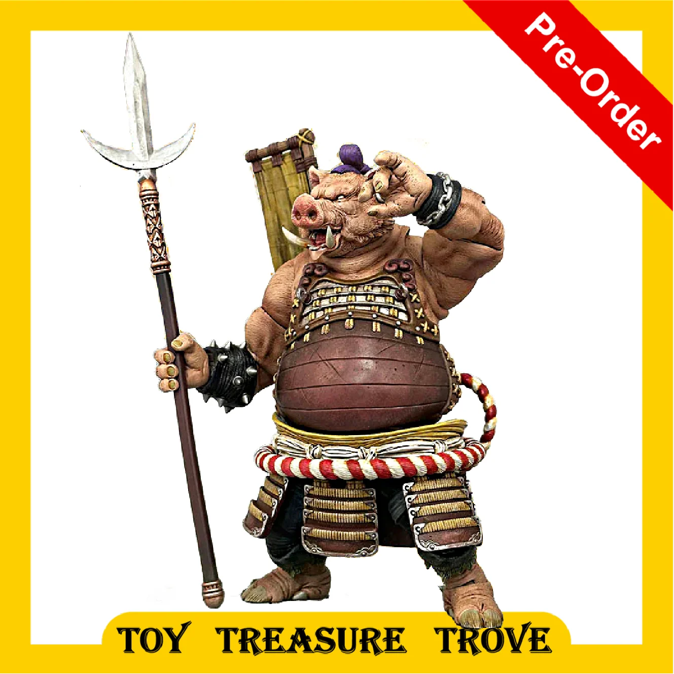 [PRE ORDER] Fury Toys 1/12 7inches Action Figure Wave 4 Rage Samurai Force Gullinbursti Toy