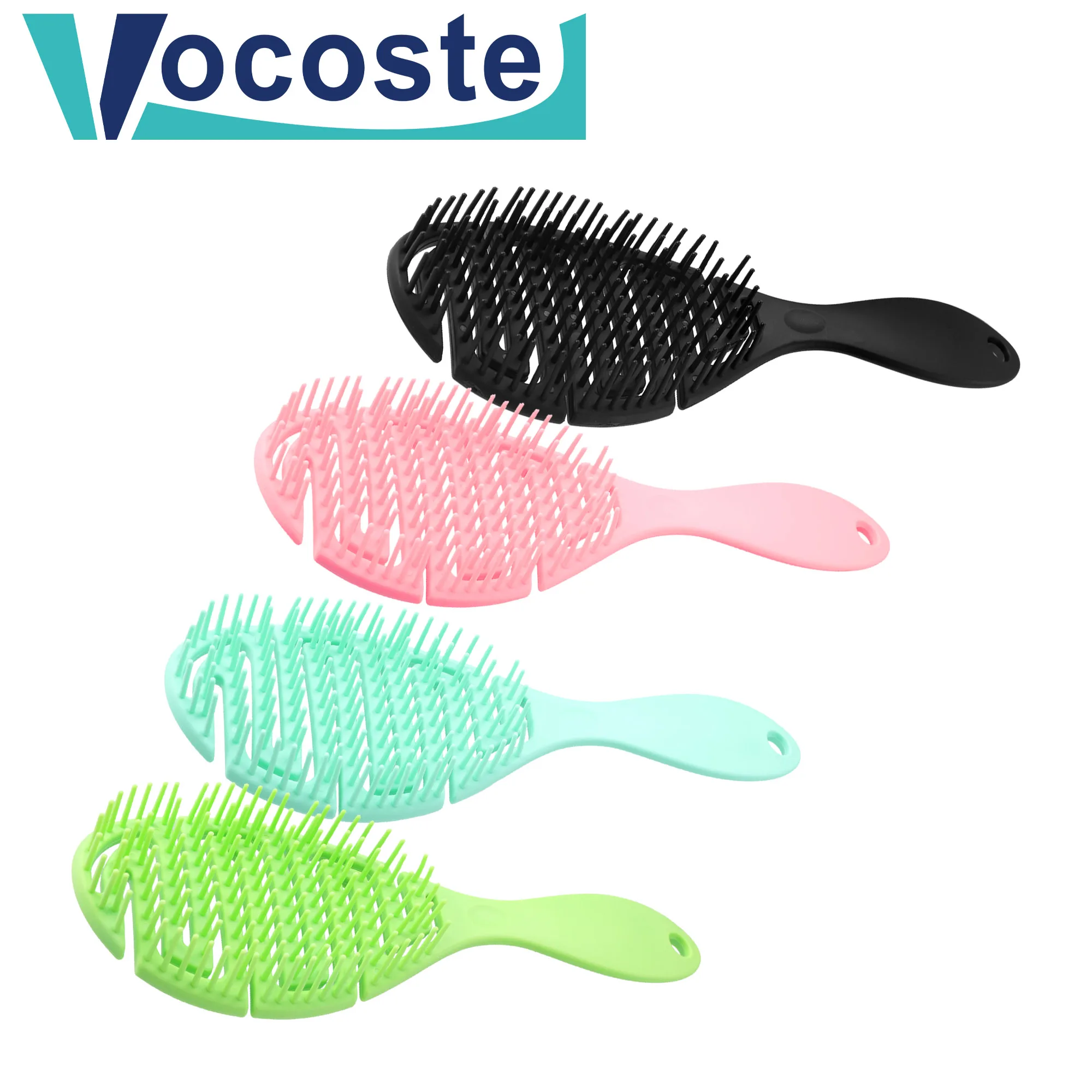 

VOCOSTE Grid Wide Teeth Air Cushion Combs Women Scalp Massage Comb Hair Brush Hollowing Out Home Salon DIY Hairdressing Tools