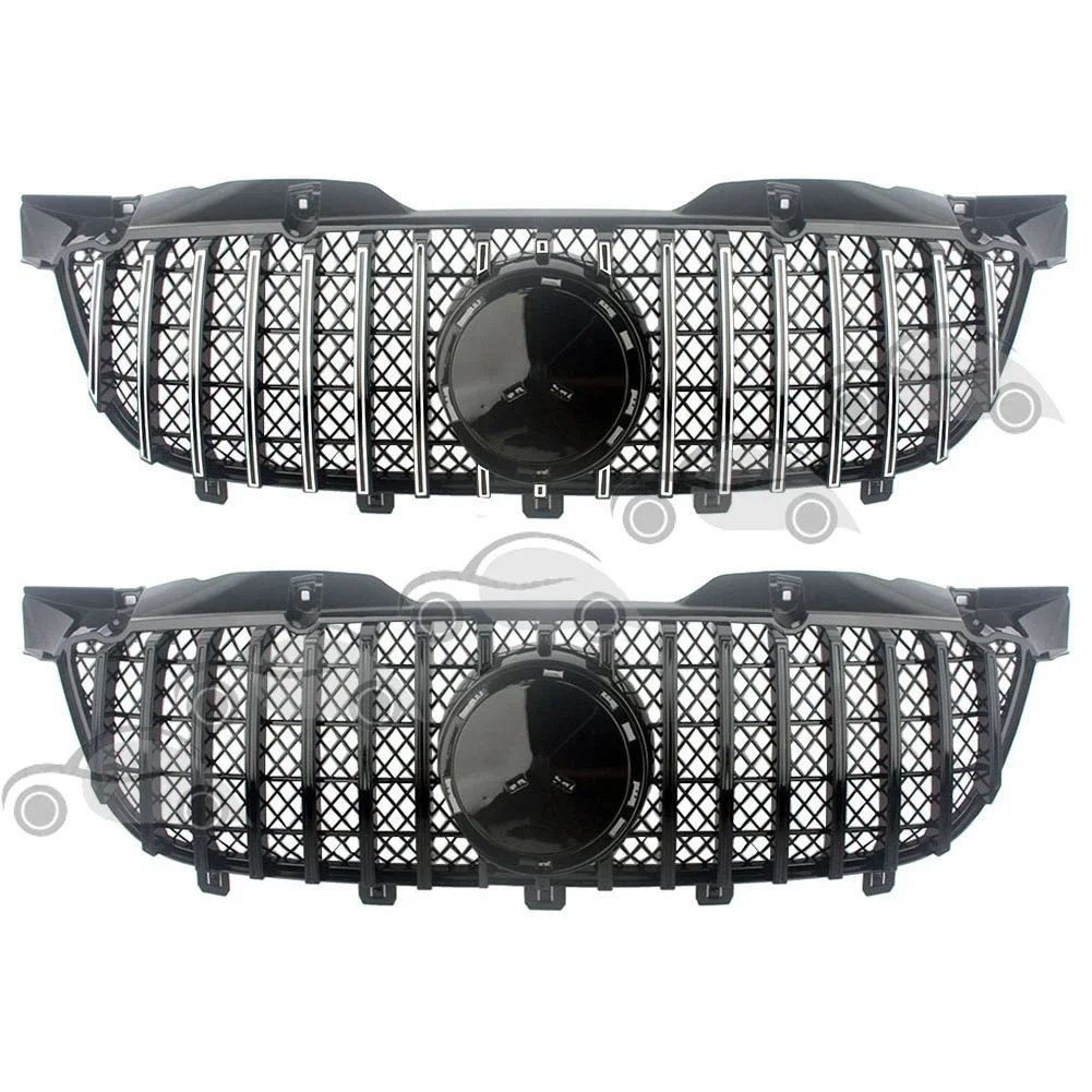 Car Front Racing Facelift Center Grilles Upper Bumper Grill For Mercedes-Benz Sprinter W906 2009-2013 Mesh