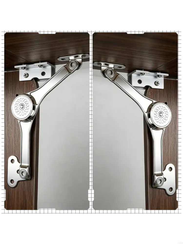 Hydraulic Support Rod Door Wardrobe Support Down Hardware Fitting Furniture Gas Spring Hinges Easy to Install JOMD