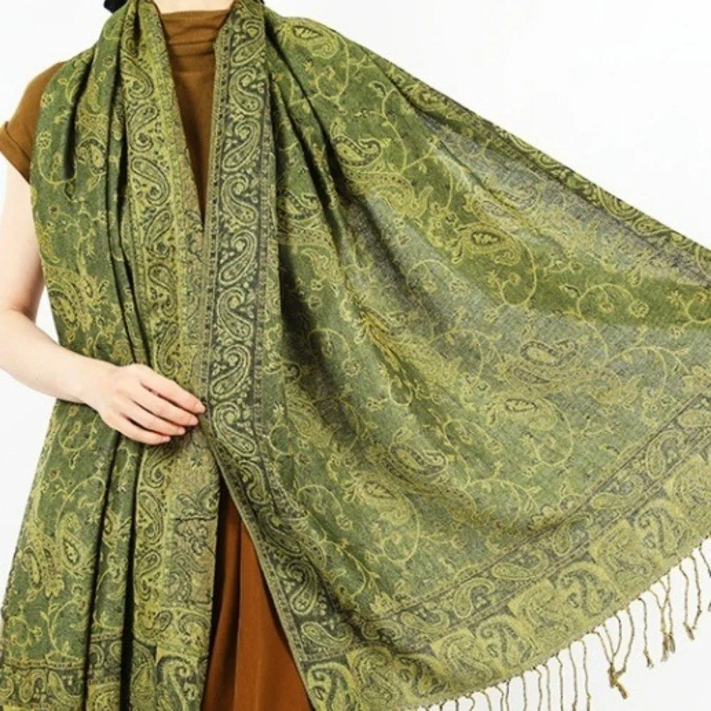 Elegante kwastjes Paisley sjaal zonbescherming etnische stijl zonnebrandcrème sjaal lange bedrukte kasjmier sjaal dames