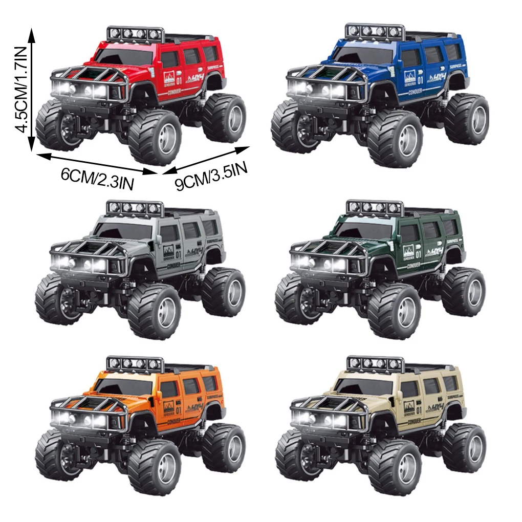 1/64 RC Car Mini 2.4G Climbing Off-Road Vehicle Simulation Remote Control Car with APP Birthday Christmas Gift Boys Toys