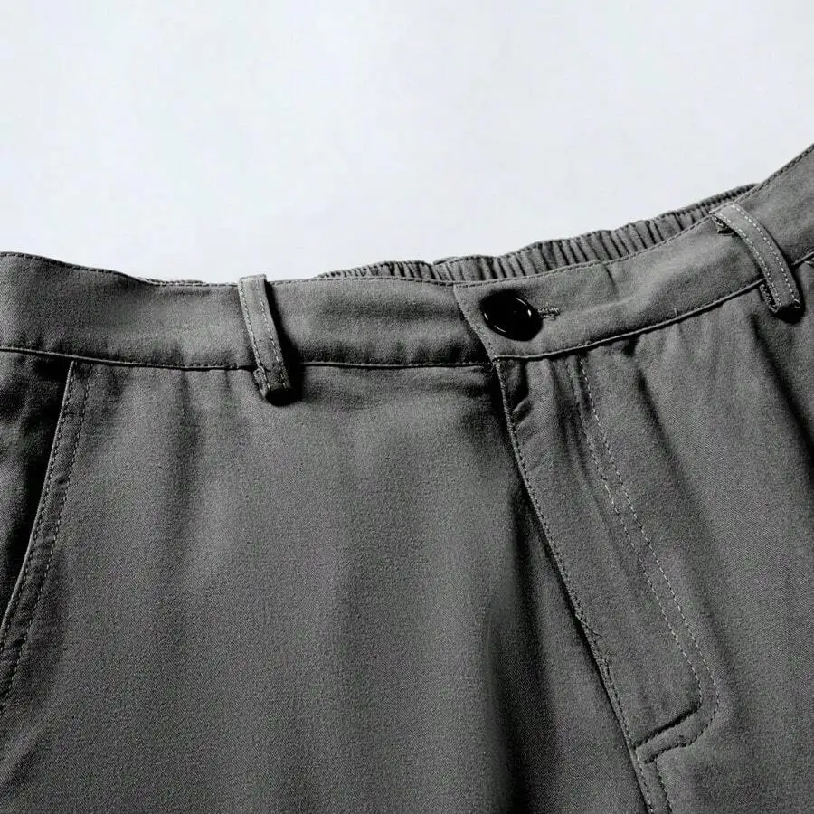 

Western Retro Button Men Cargo Shorts Loose Casual