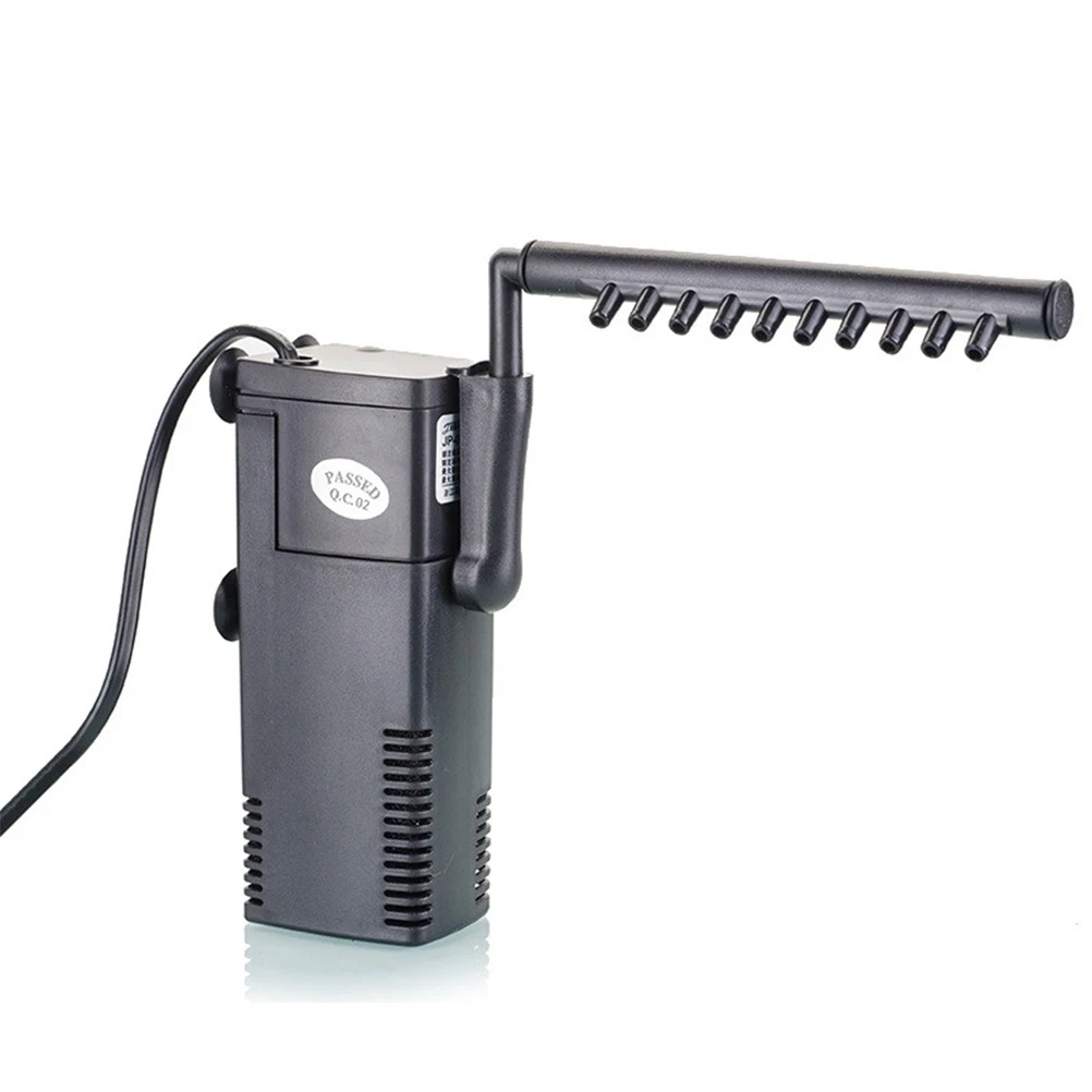 

3 in 1 Aquarium Circulation Pump Submersible Water Pump Oxygen Device Filter for Aquarium Fish Tank Pond with EU Plug