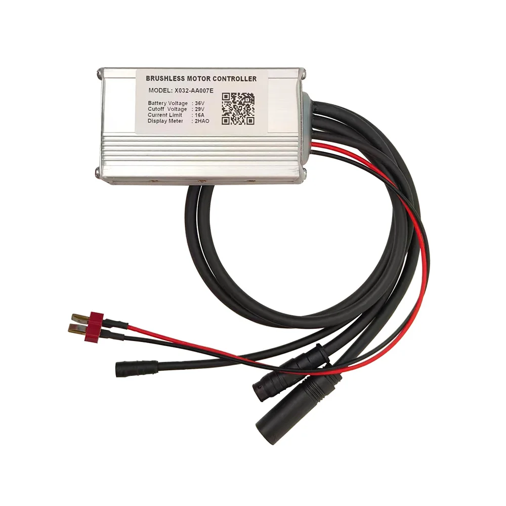 X032-AA007E Electric Bicycle MTB Scooter 36V 16A  Controller Brushless Motor EBIKE Modified Parts 2HAO Communication Protocol