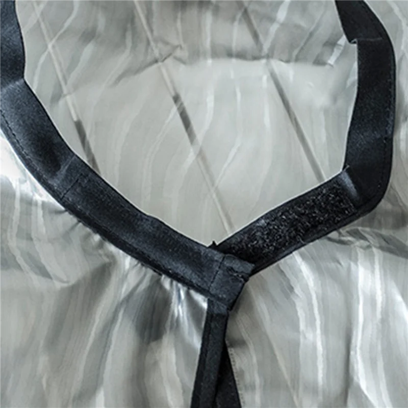 【24H-SALE!】4X صالون تصفيف الشعر قطع طوق شال مقاوم للماء EV صبغة شعر بيرم اللون كيب برو تصفيف الشعر المئزر لقص الشعر