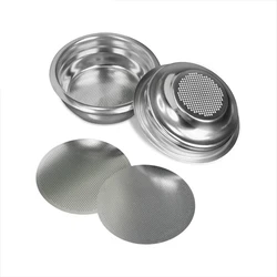 4PCS Wareset 58mm Filter Baskets And Puck Screens Compatible Most 58mm Coffee Portafilters