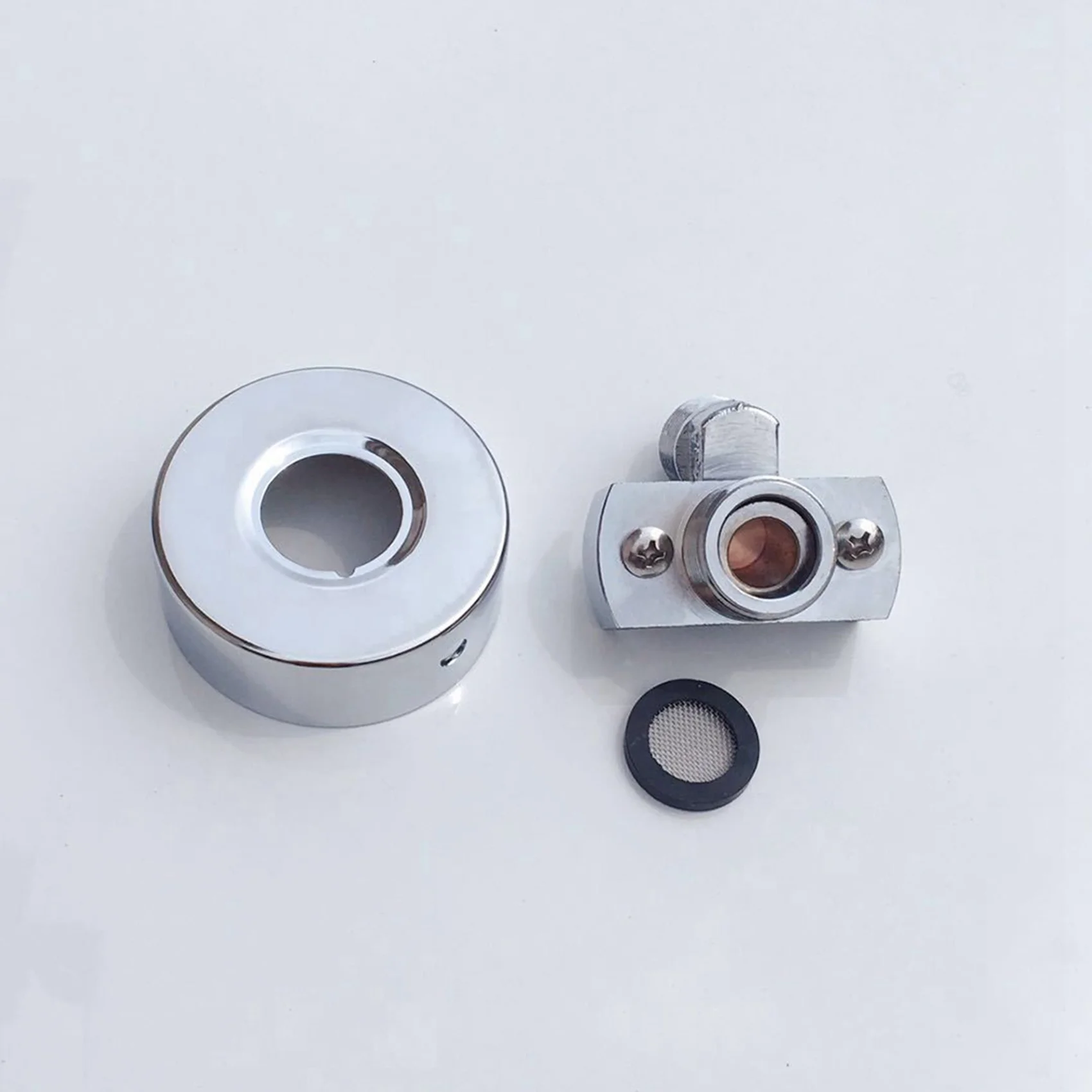 A98E-3X Adjusting The Angle Of Intake Pipe Copper Shower Head Angled Curved Foot Eccentric Screw Corner Faucet Accessor A