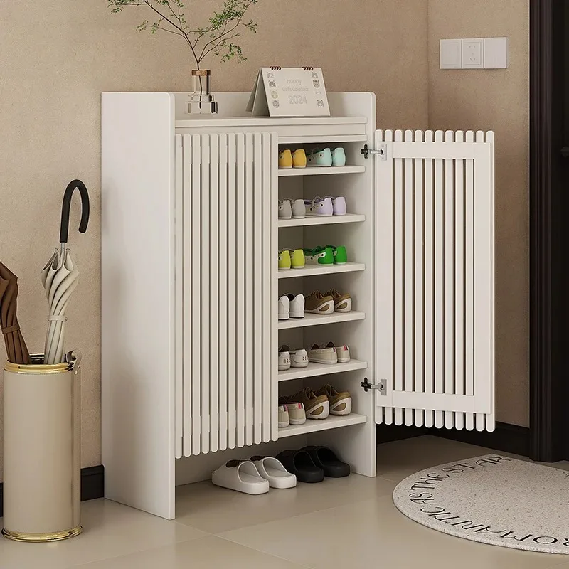 

Rectangle Men Shoe Rack Storage Ventilate High-capacity Safe Big Size Shoe Rack Wooden Corridor Zapatero Space Saving Furniture