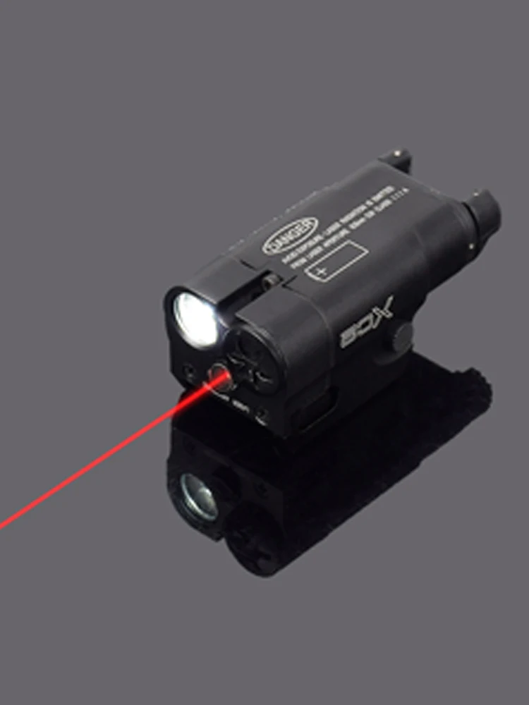 ELEMENT GEAR Flashlight with Red Dot Laser Metal Tactical SF XC1 XC2 Recon Small for GLOCK 20mm Rail