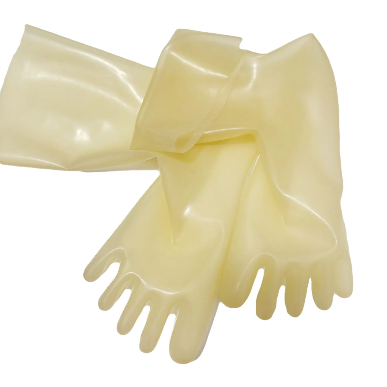 

One-piece Transparent Thin Latex Five-finger Socks 0.25mm Foot Socks Without Trace