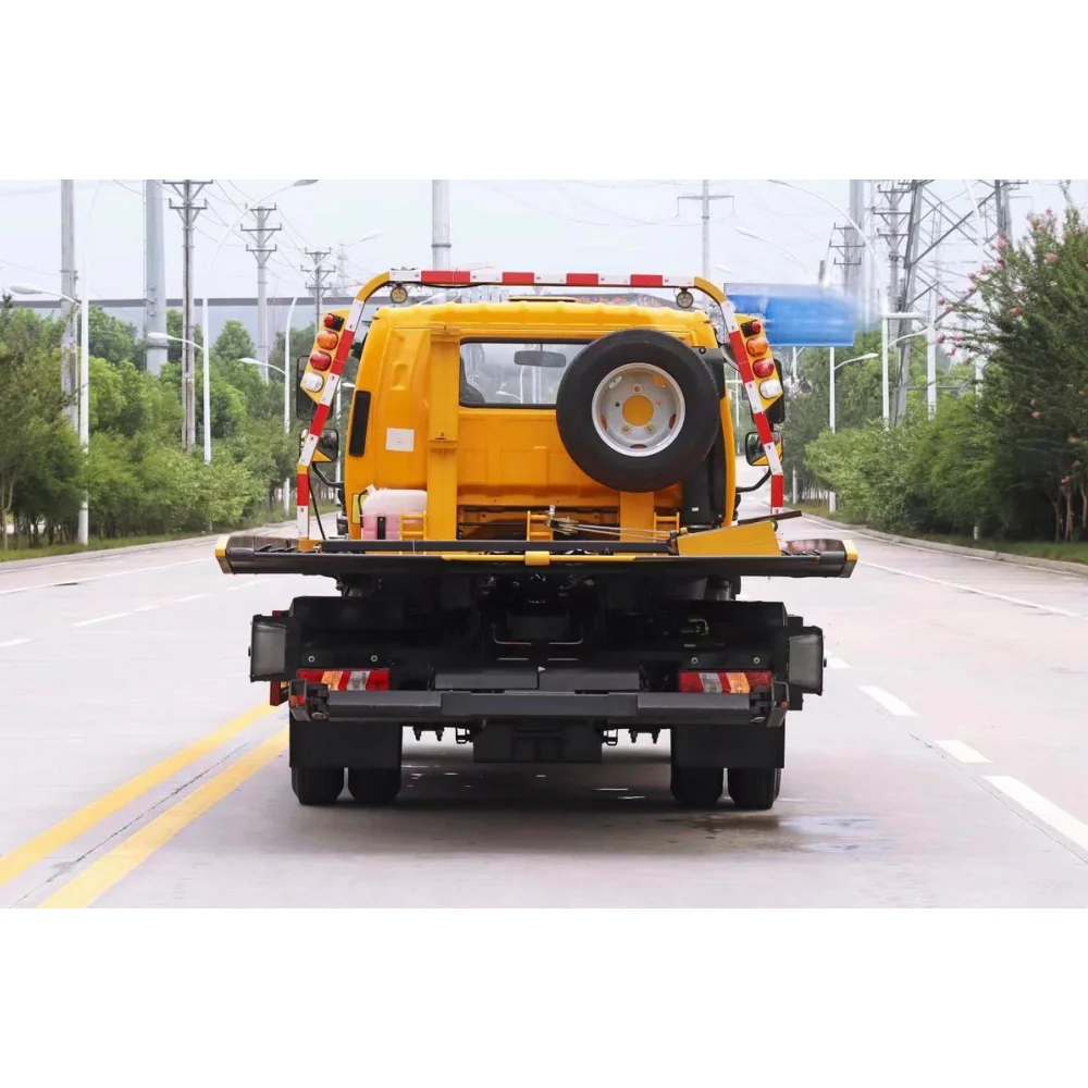 JAC 4*2 LHD Flat Bed Car Carrier Tow Truck Wrecker with Hydraulic Wheel Lift System for Vehicle Recovery Service