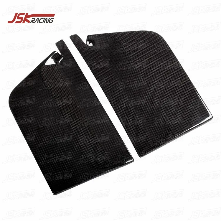 new DRY CARBON FIBER EXTERIOR PILLAR COVERS (PLAIN WEAVE) for 2013 FERRARI 458 SPIDER