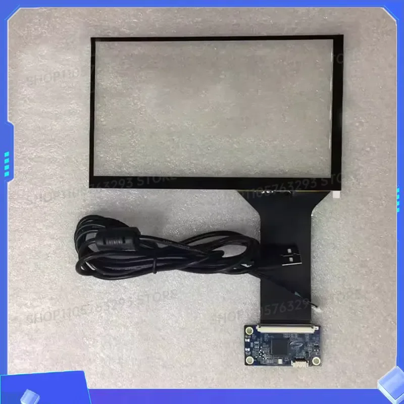 1PCS New G+G Capacitive Touch Screen With Control Card Panel Glass Digitizer Touchpad for 7 inch USB Interface