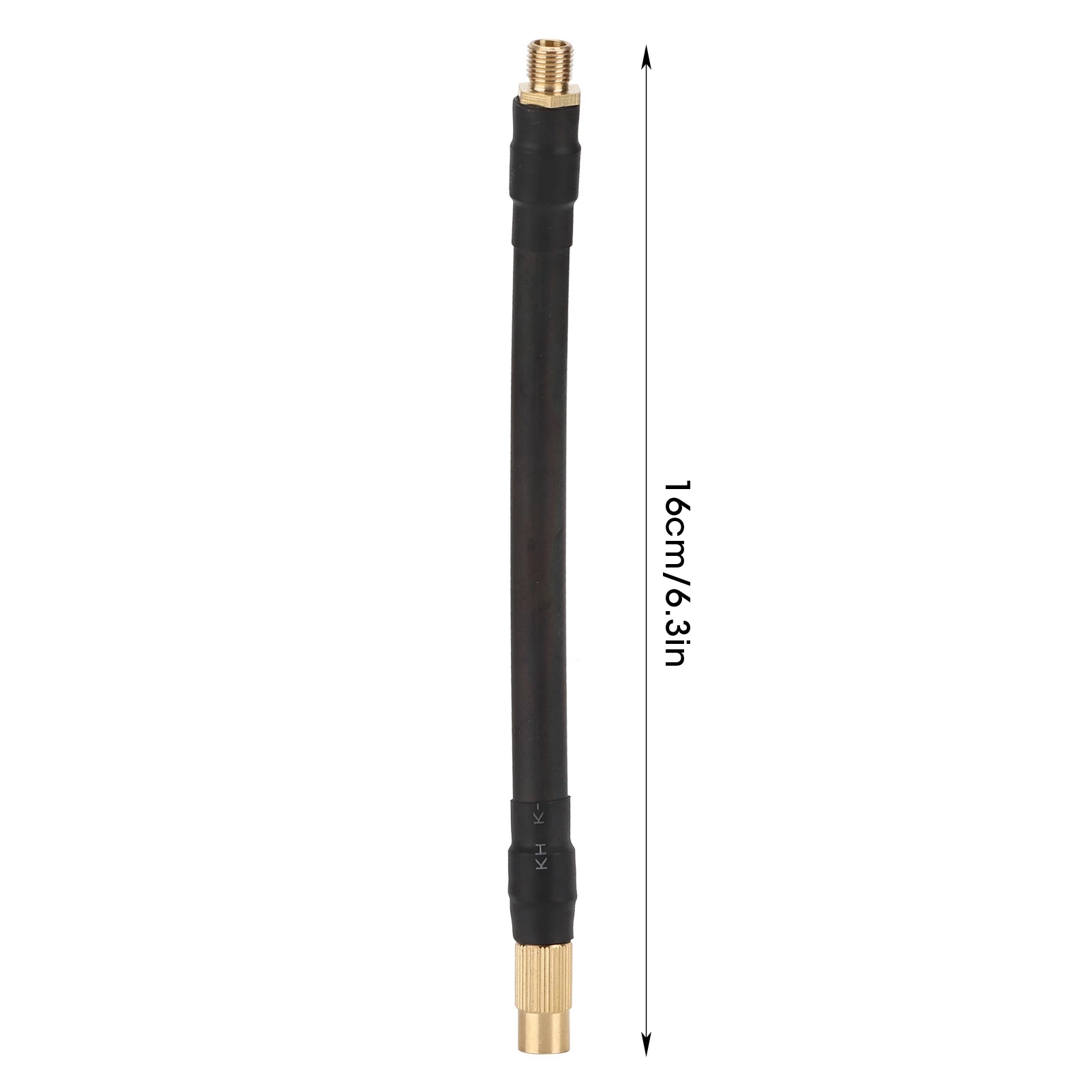 Tire Pump Hose 6.3in Tire Inflator Extension Hose Air Pump Tube Fit for Xiaomi Electric Inflator Bicycle Motorcycle Automobile