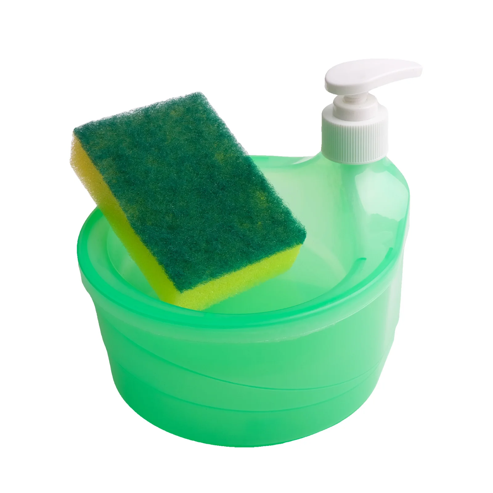 Porta spugna incorporato con dispenser automatico di sapone a lunga durata per uso domestico, cucina, hotel, consegna prestazioni superiori