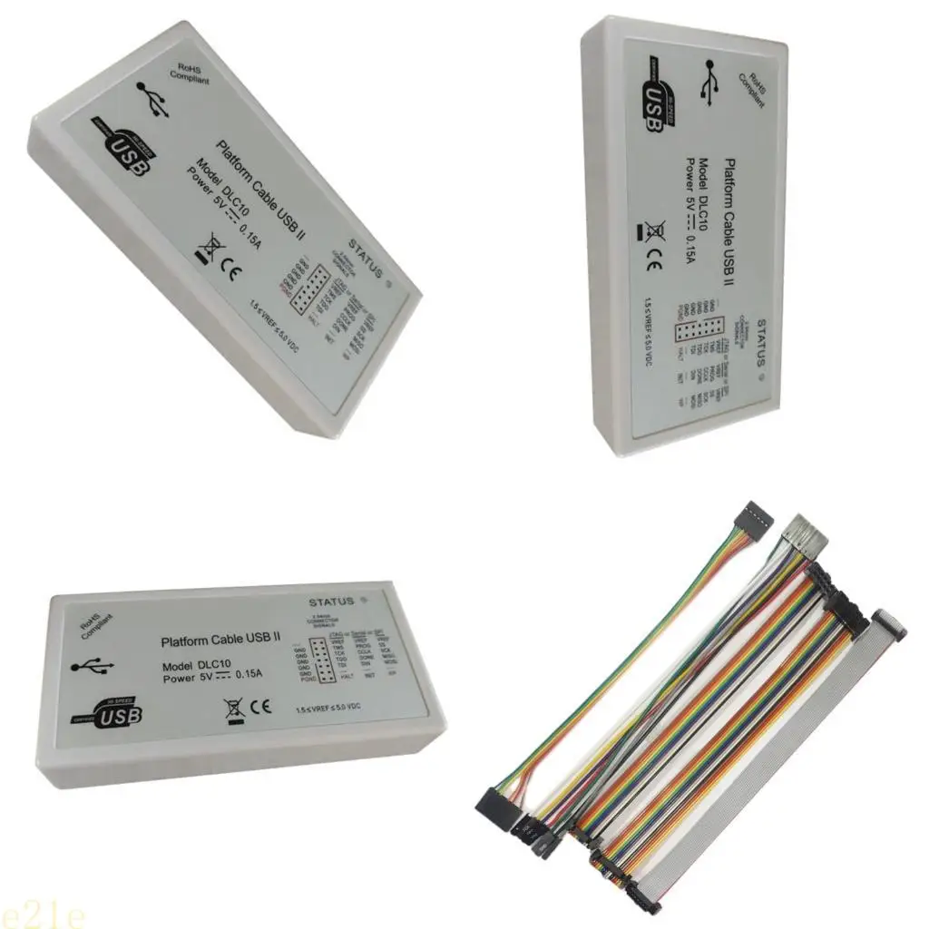 

E21E DL10Compatible Xilinx Platform Cable Usb CY7C68013A+XC2C256 Solution DLC10